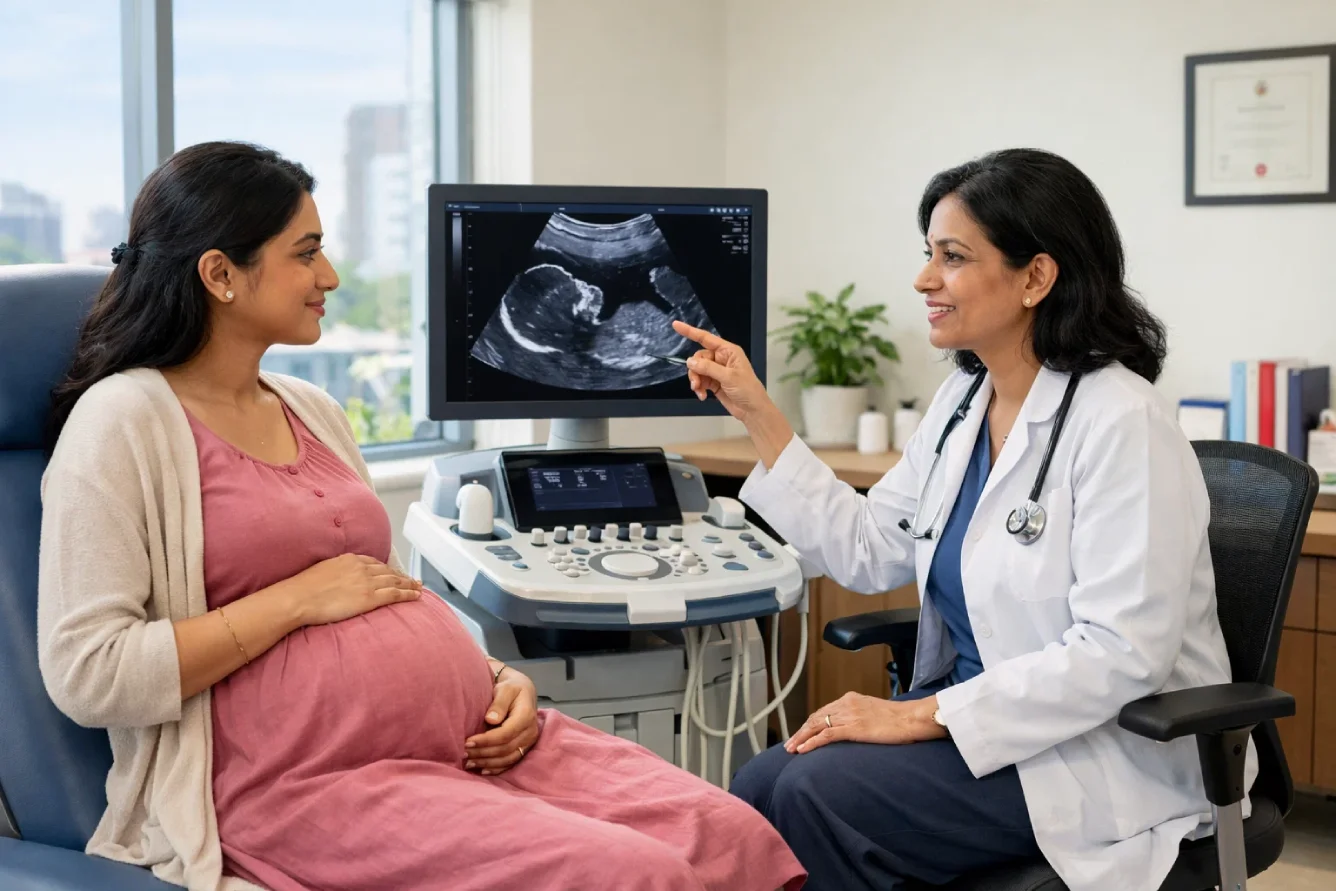 Antenatal care with regular maternity checkups at Mayflower Hospital.