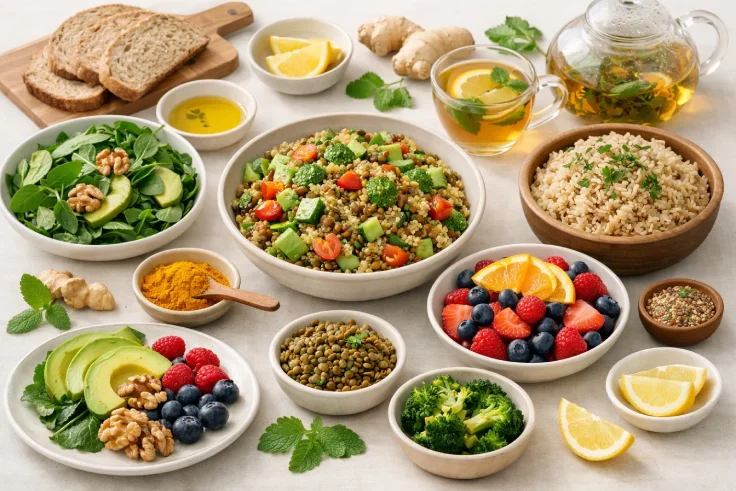 Anti-inflammatory diet recommended after laparoscopic surgery for endometriosis recovery