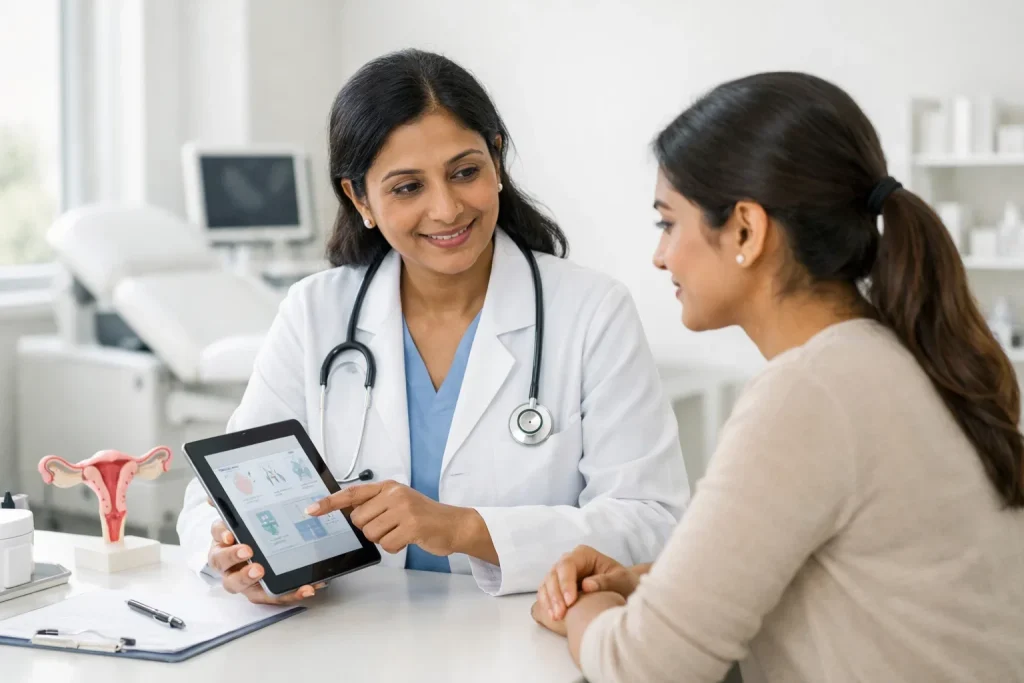 Endometriosis treatment options explained by gynecologist at Mayflower Women’s Hospital