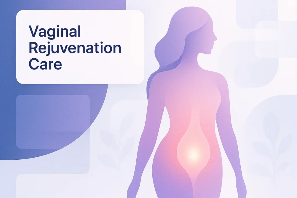 Featured image showing a conceptual illustration of vaginal rejuvenation, symbolizing renewal and comfort.