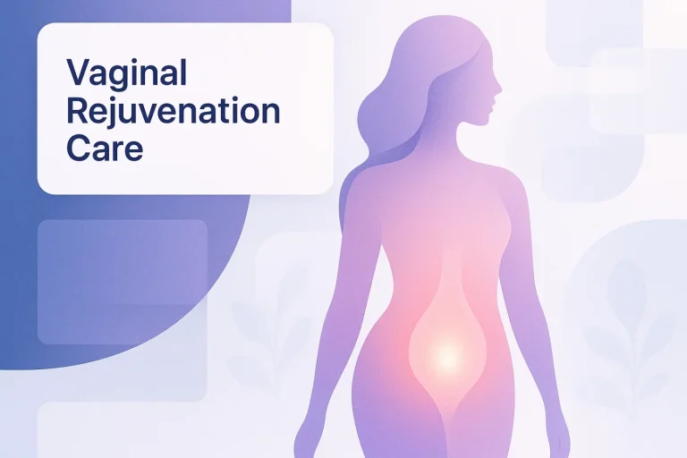 Featured image showing a conceptual illustration of vaginal rejuvenation, symbolizing renewal and comfort.