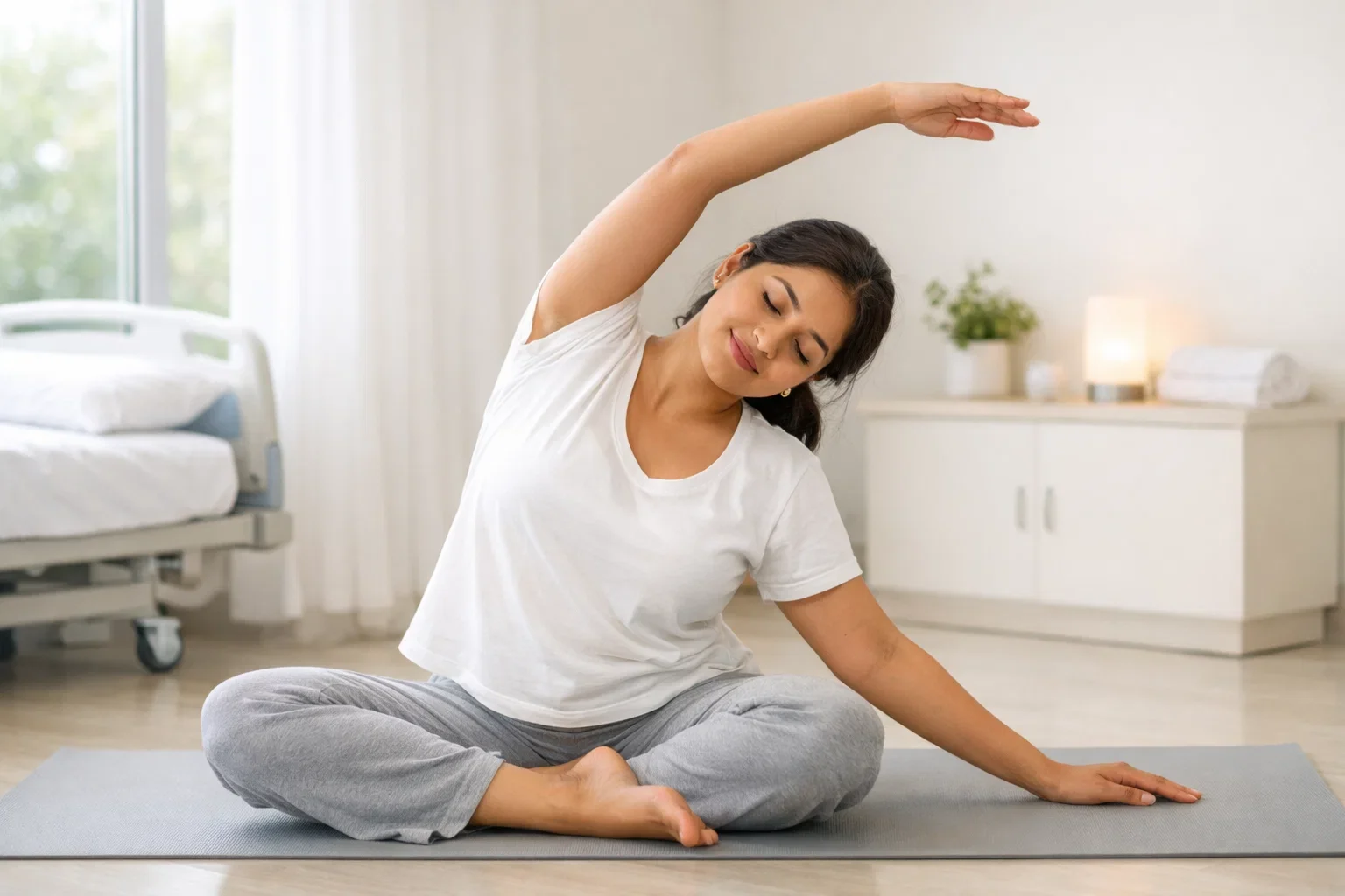 Gentle exercise and movement for pelvic pain relief in endometriosis.