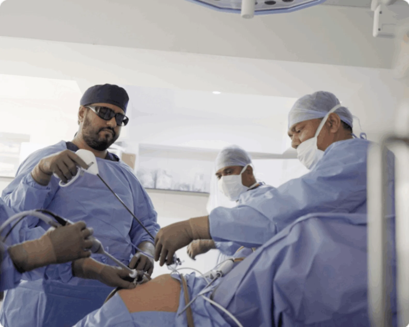 Laparoscopic surgery used for endometriosis treatment