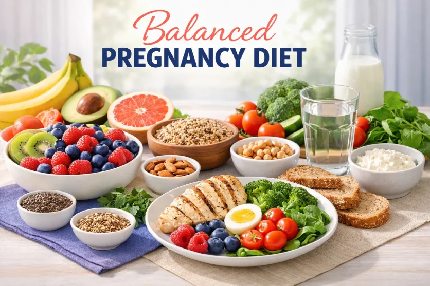 Healthy pregnancy diet to prevent high blood pressure during pregnancy